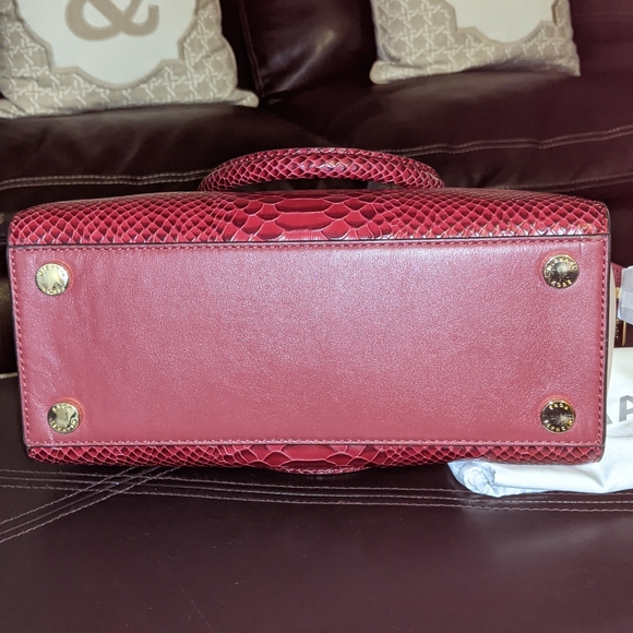 Michael Kors Selma Snakeskin Embossed Satchel - Picture 3 of 8